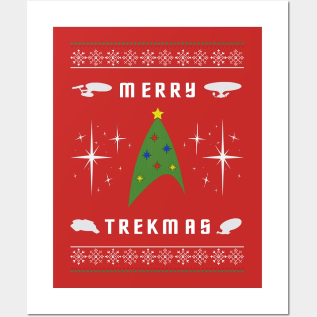 Merry Trekmas Wall Art by bingpot